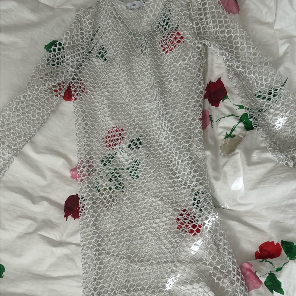 ADIKA SHINE MESH KNIT DRESS